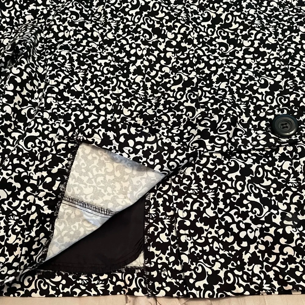 Elementz/Women’s  vintage 3/4 sleeve, black&white jacket, S - Picture 4 of 6